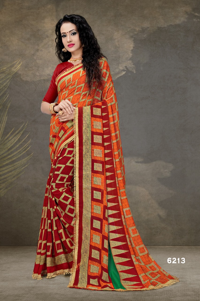 Haytee Presents  G Mail  Vol 84 Printed Saree Collection