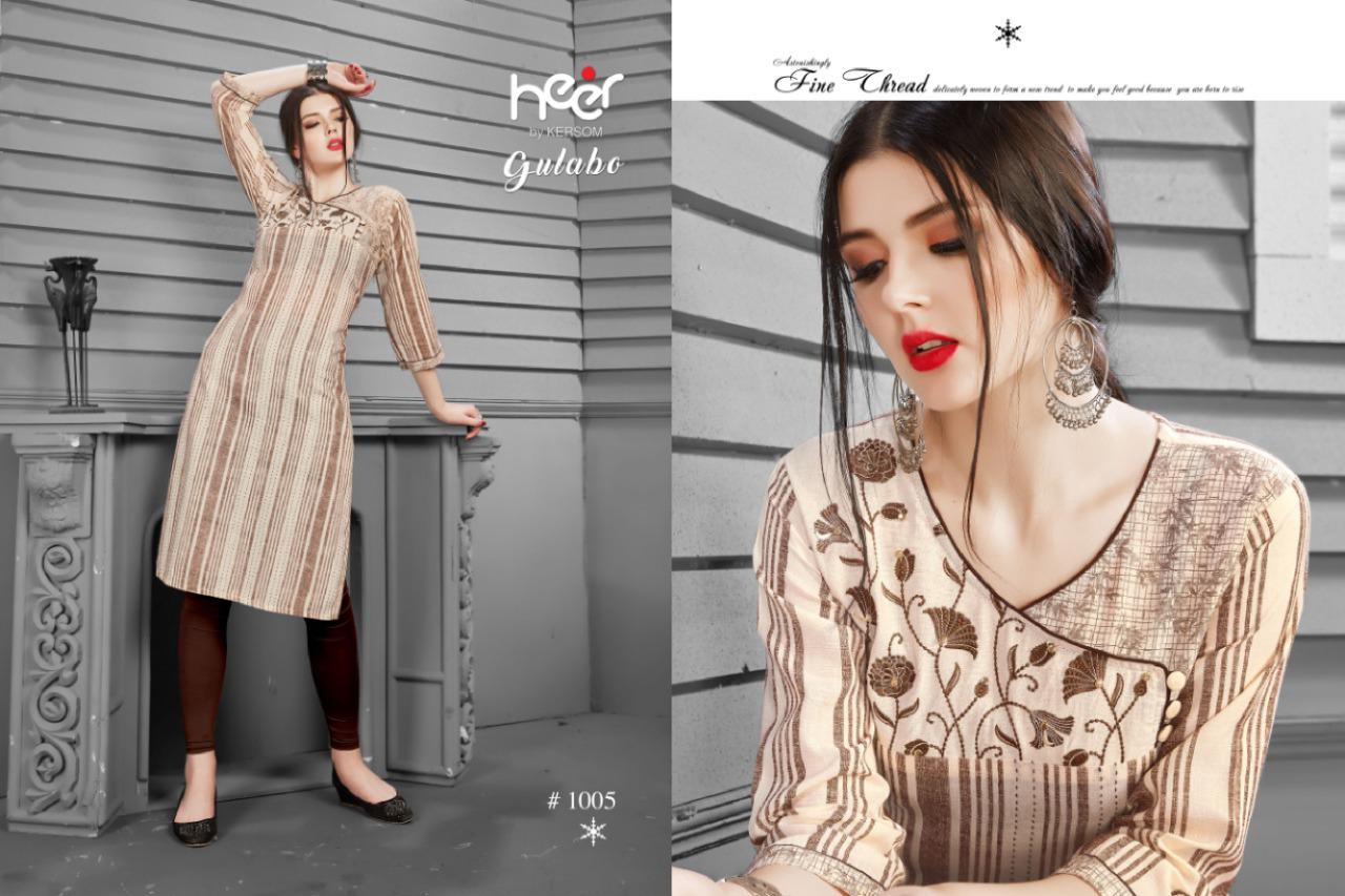 Heer Presents Gulab  Casual Wear Kurti Collection