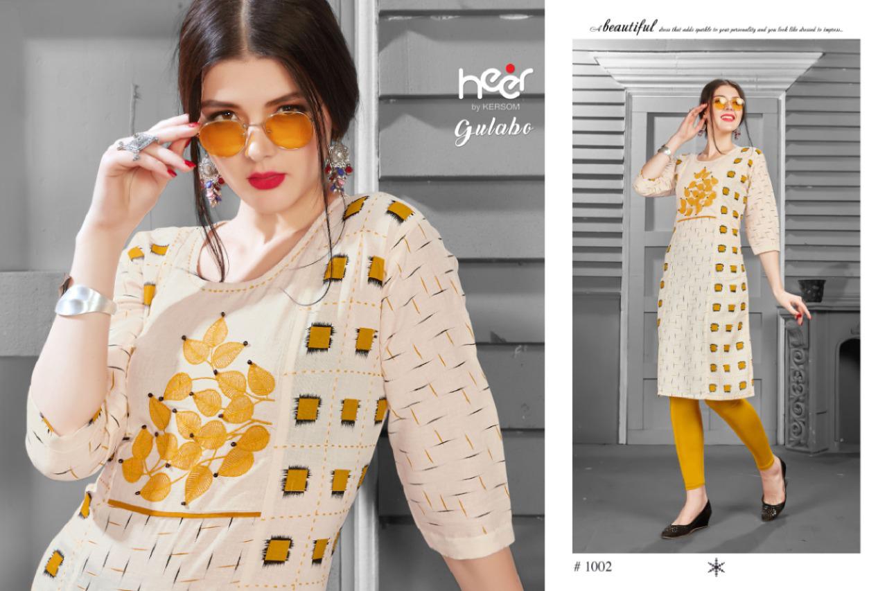 Heer Presents Gulab  Casual Wear Kurti Collection