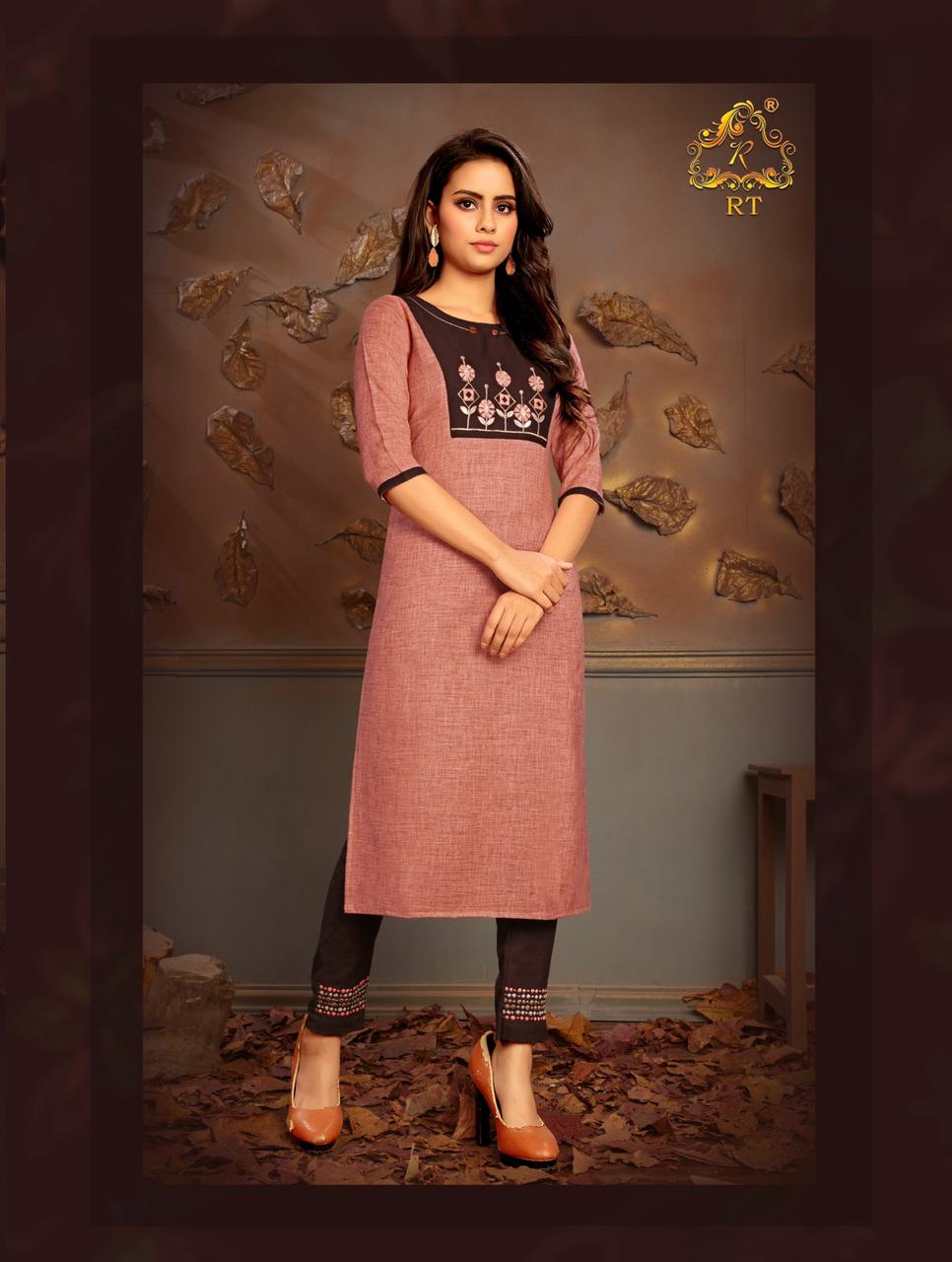 Rijya Present Panthouse Kurti With Pants