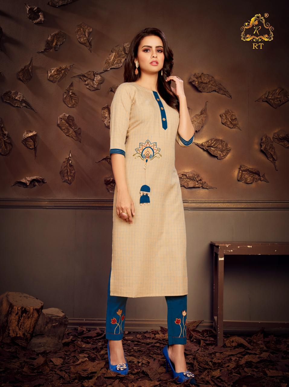 Rijya Present Panthouse Kurti With Pants