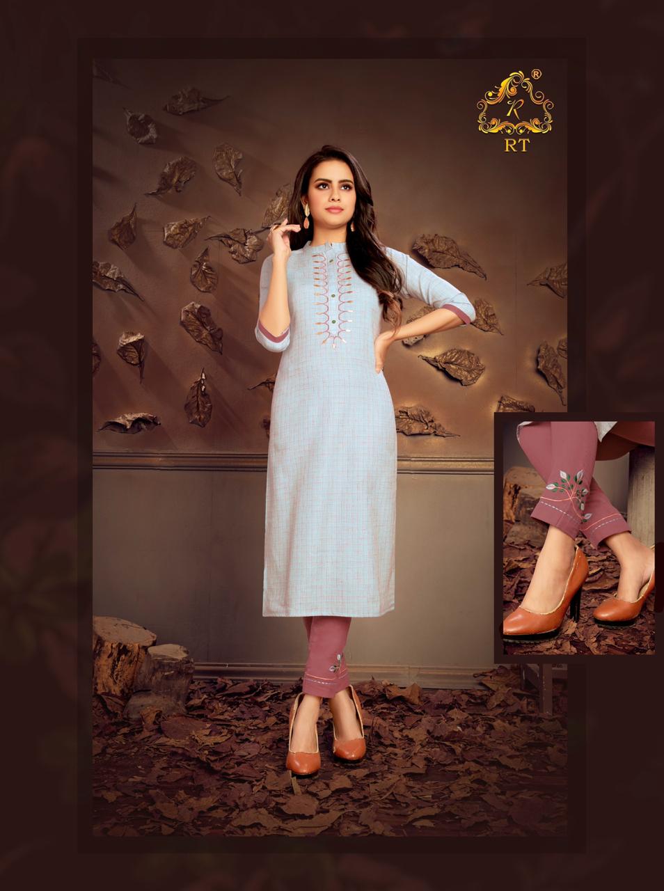 Rijya Present Panthouse Kurti With Pants