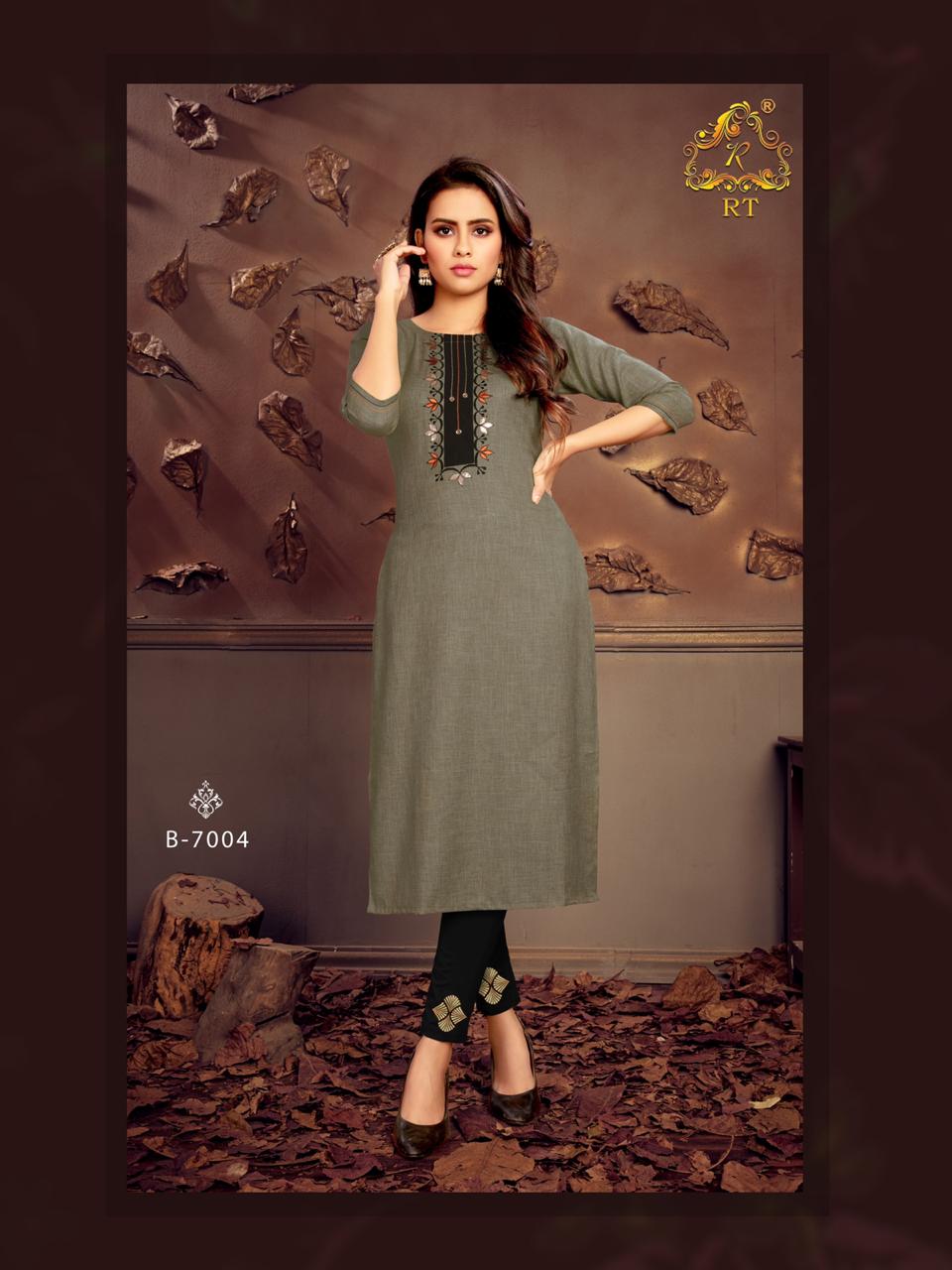 Rijya Present Panthouse Kurti With Pants