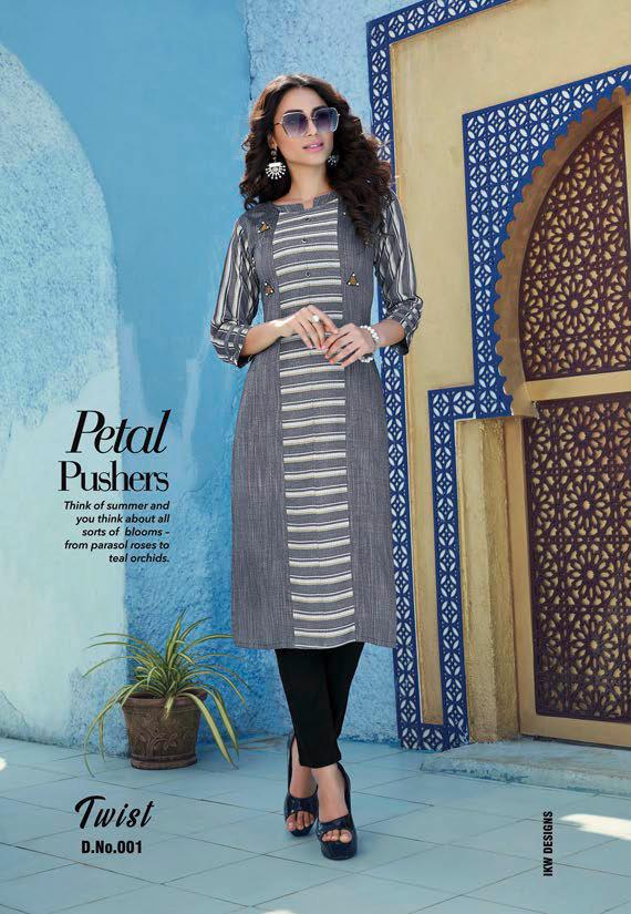 Ikw Presents Twist Vol 1 Casual Wear Kurti  Collection