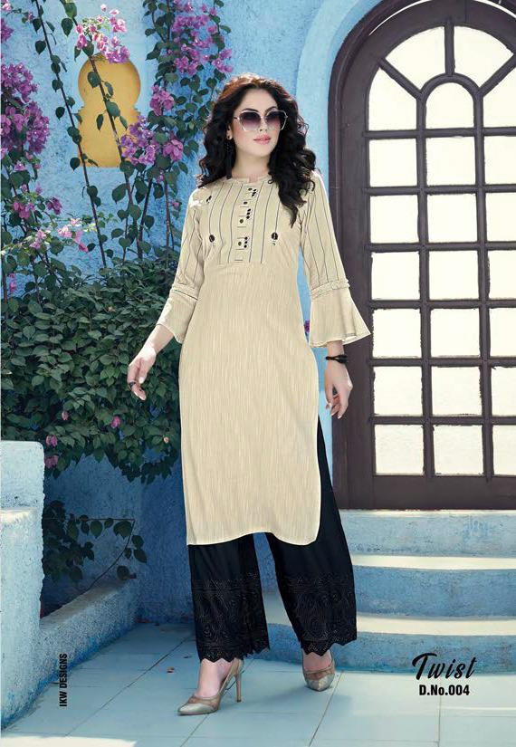 Ikw Presents Twist Vol 1 Casual Wear Kurti  Collection