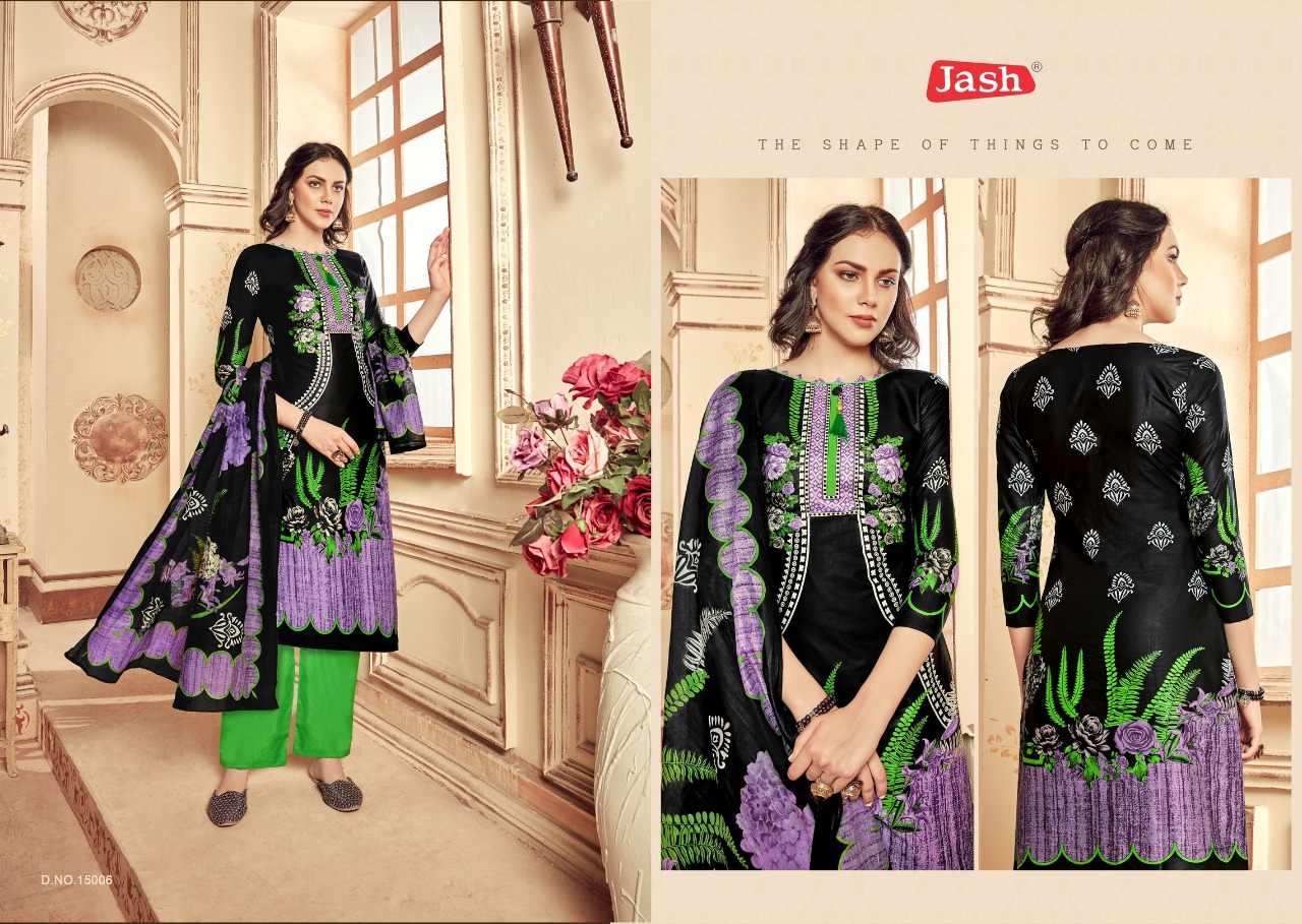 Jash Presents Kusum 15 Pure Cotton Printed Dress Material