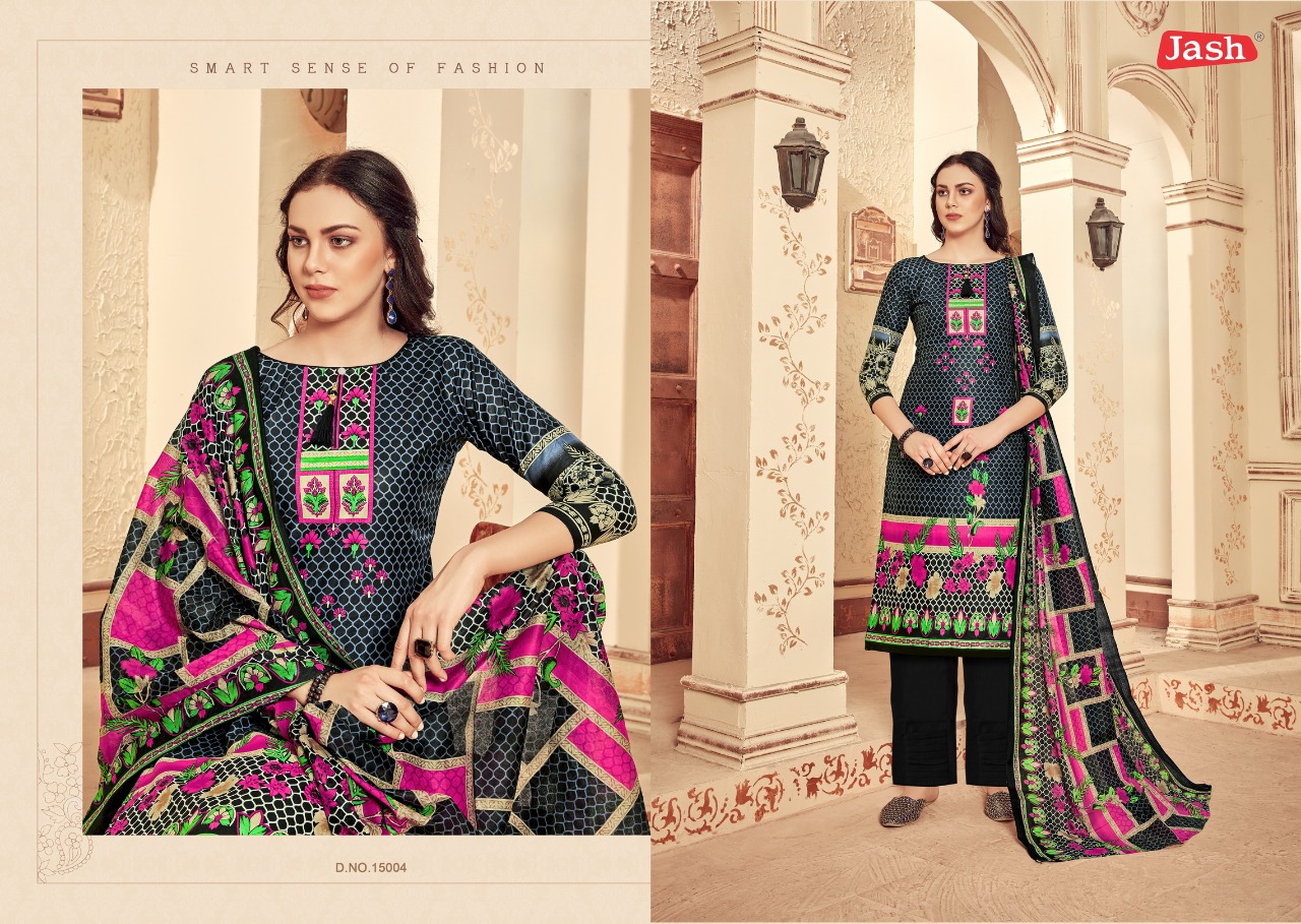 Jash Presents Kusum 15 Pure Cotton Printed Dress Material