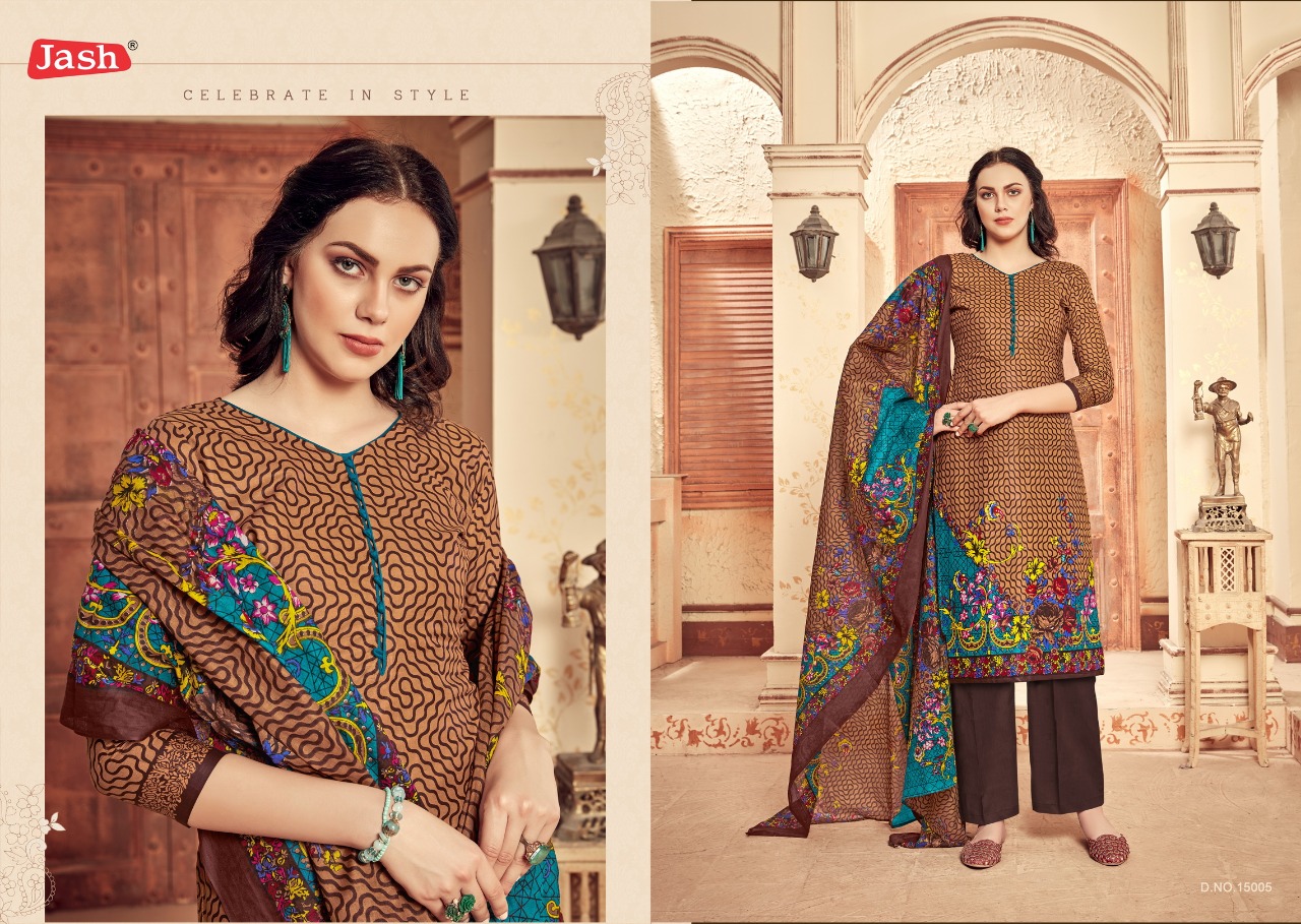 Jash Presents Kusum 15 Pure Cotton Printed Dress Material