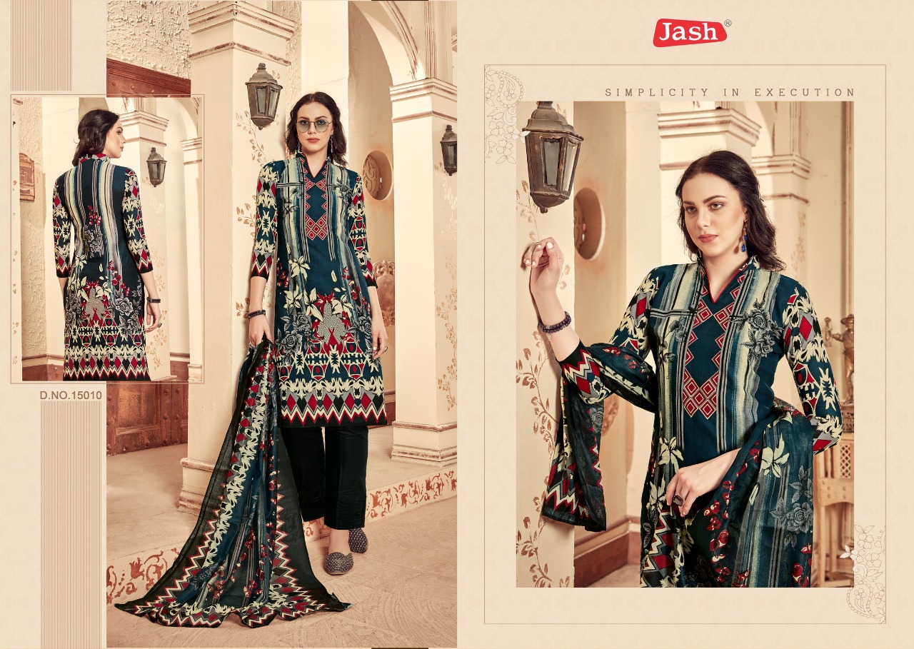 Jash Presents Kusum 15 Pure Cotton Printed Dress Material