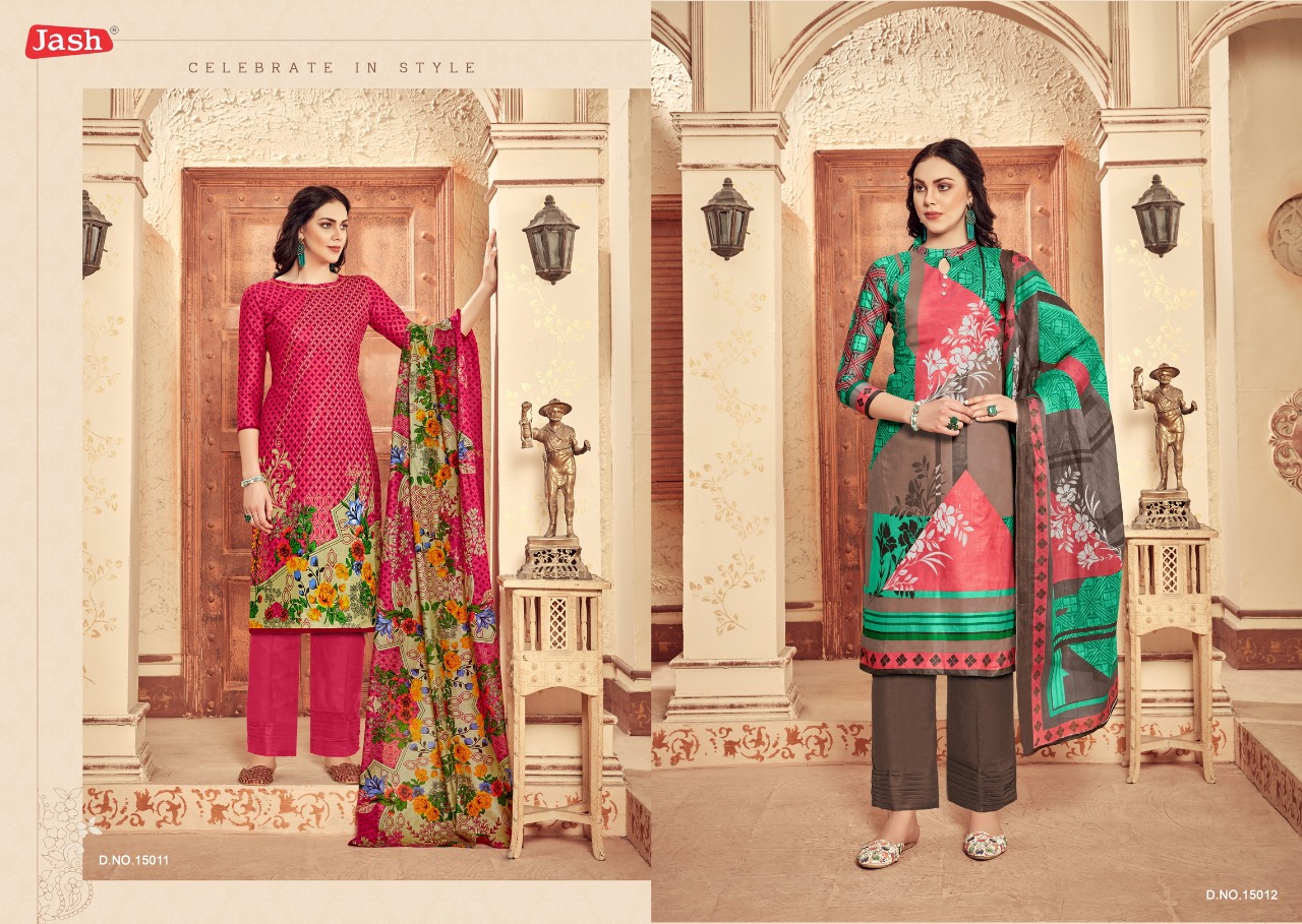 Jash Presents Kusum 15 Pure Cotton Printed Dress Material