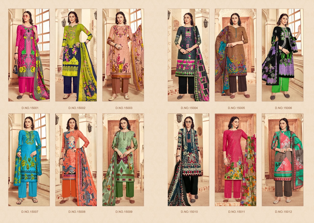 Jash Presents Kusum 15 Pure Cotton Printed Dress Material