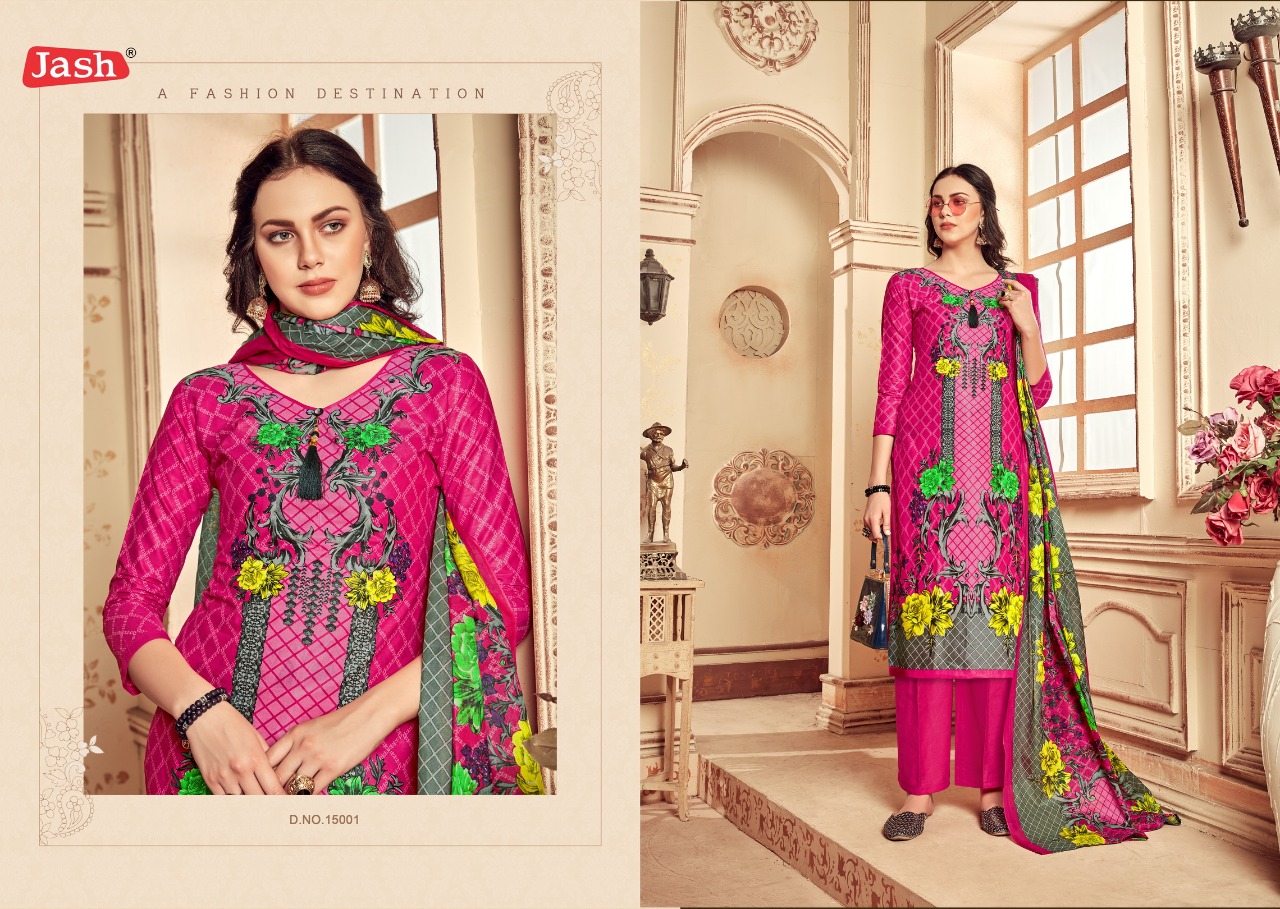 Jash Presents Kusum 15 Pure Cotton Printed Dress Material