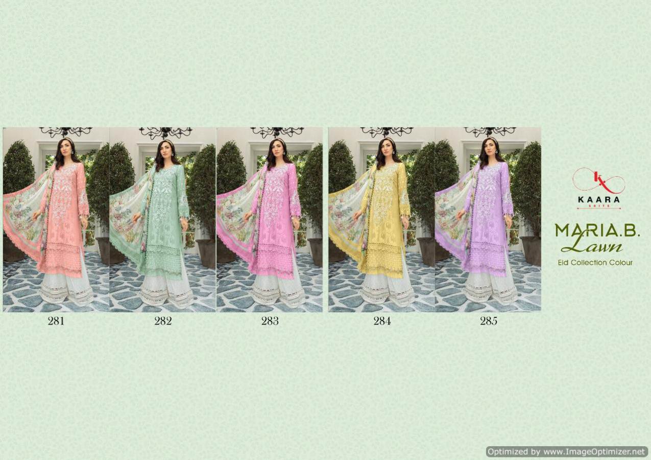 Kaara Presents  Maria B Lawn Eid Collection Colors Pakistani Suits