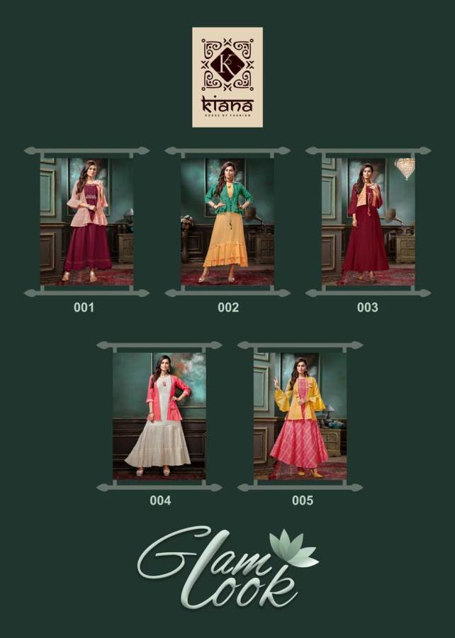 Kiana Presents  Glam Look Heavy Kurti Collection