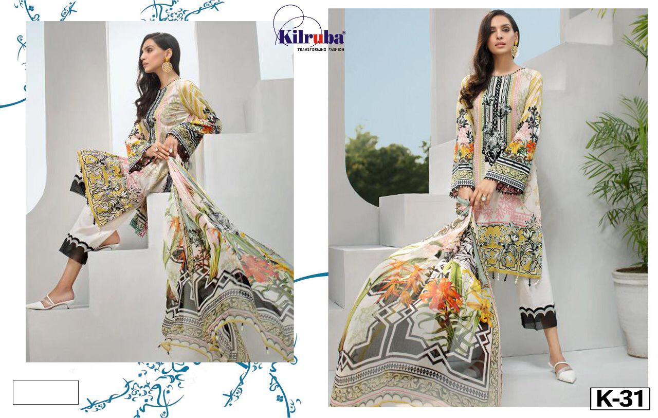 Kilruba Presents  Iris Lawn  Vol 20 Pakistani Salwar Suits