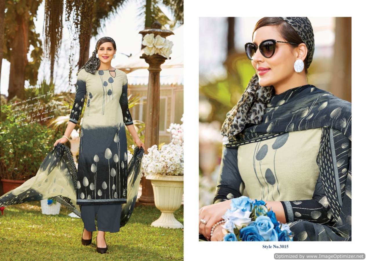 Levisha  Presents Zahira  Designer Dress Material