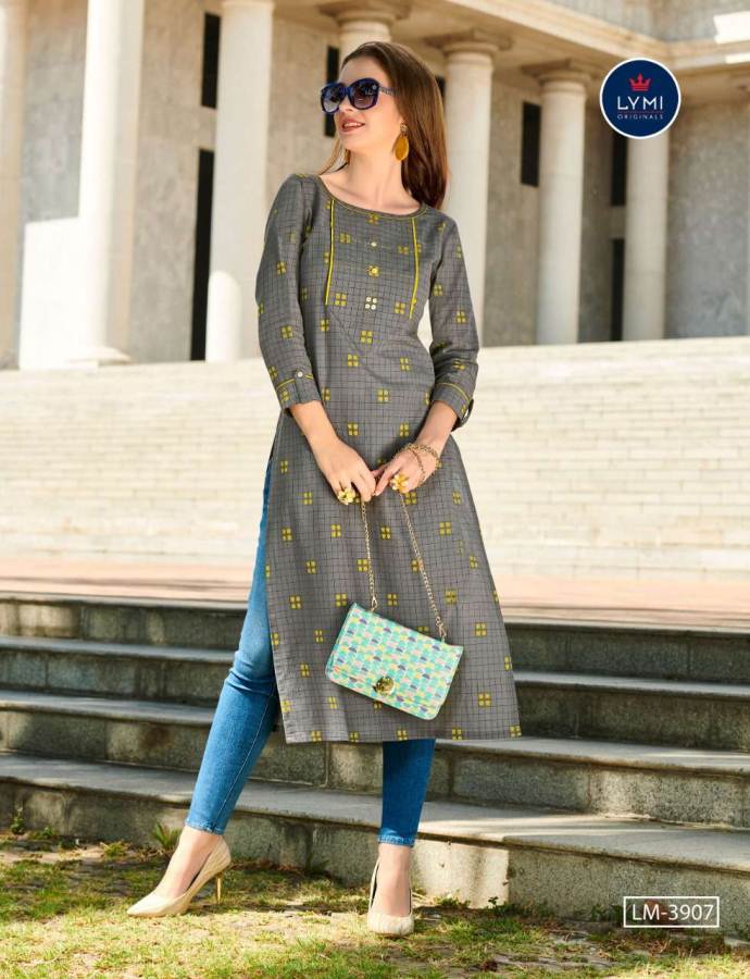 Lymi Presents  Grass Casual Wear Kurti