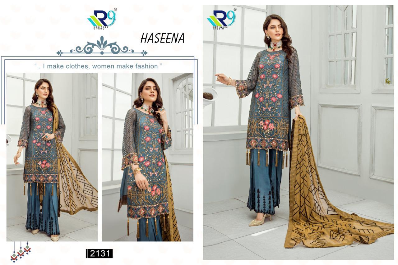 R9 Presents Haseena Pakistani Salwar Suits