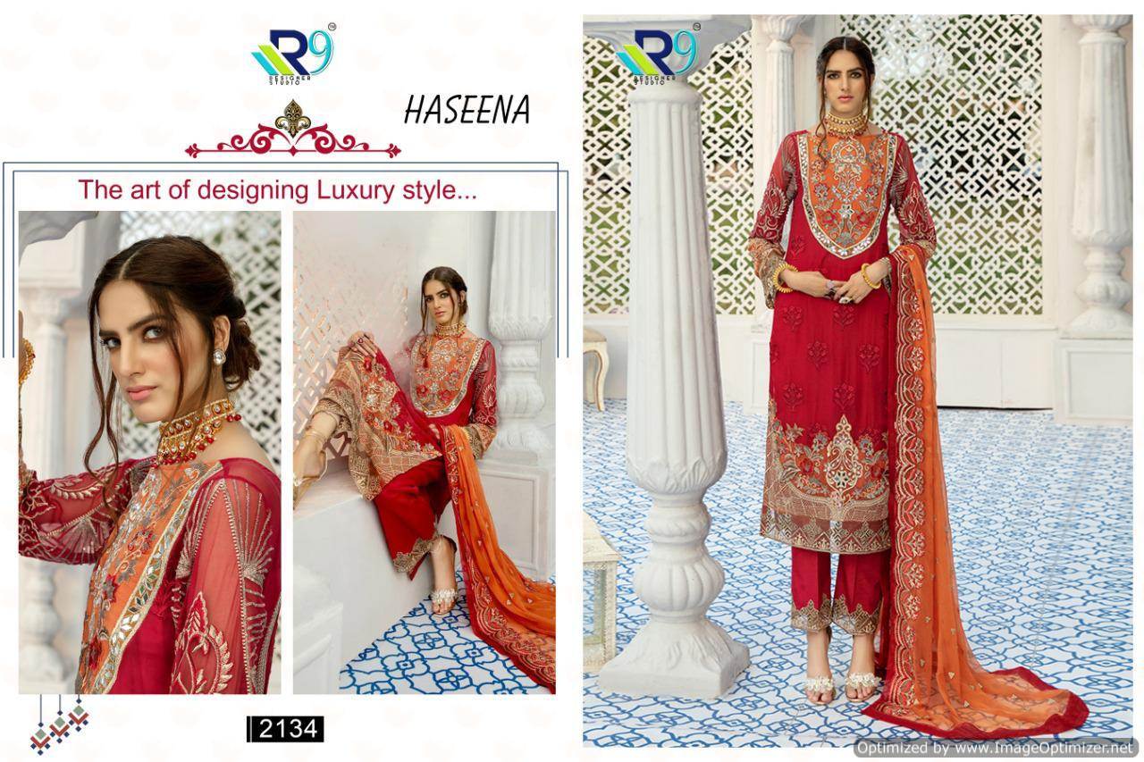 R9 Presents Haseena Pakistani Salwar Suits