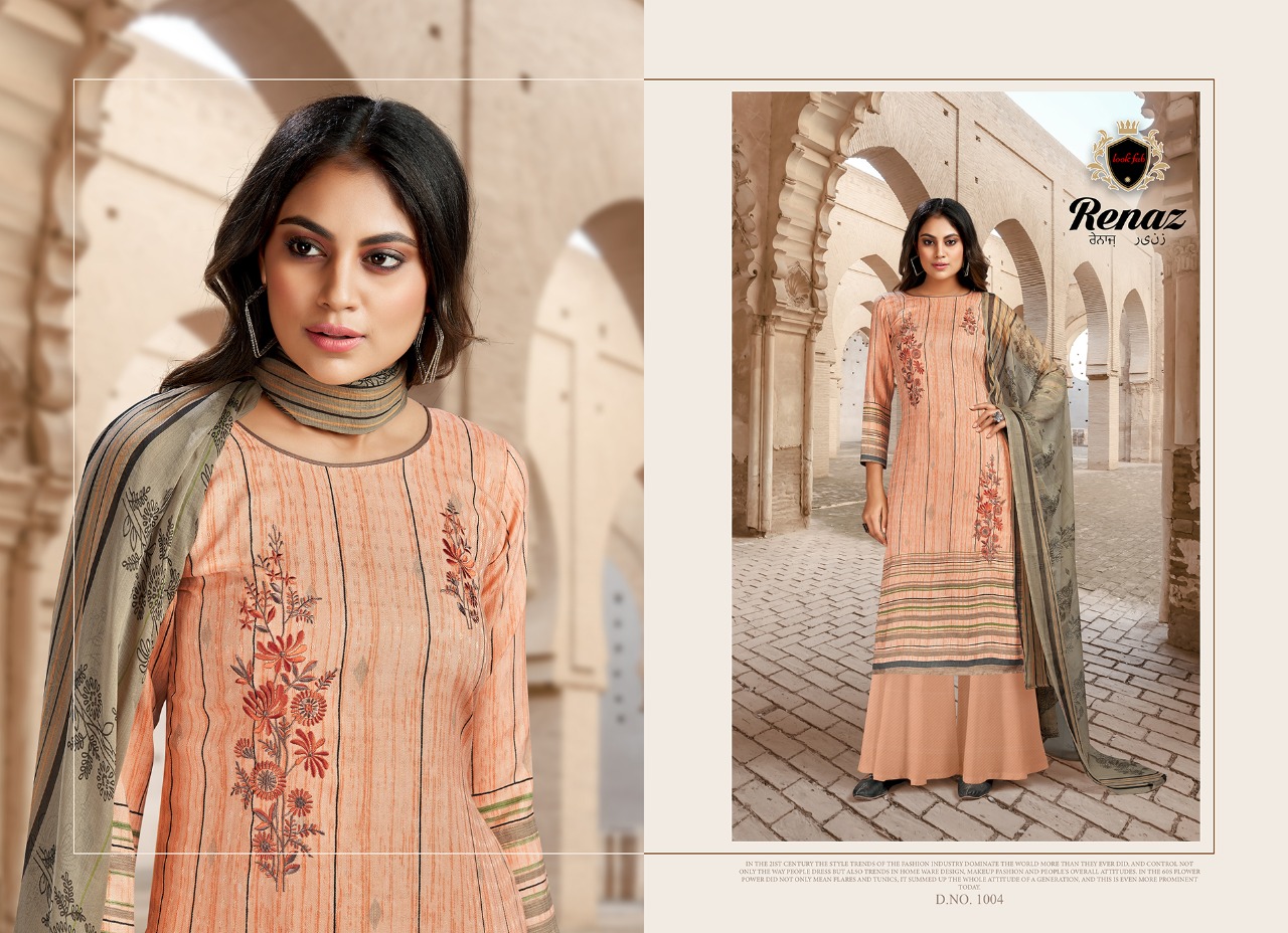 Razzo Exports Presents Renaz Vol 1 Designer Dress Material