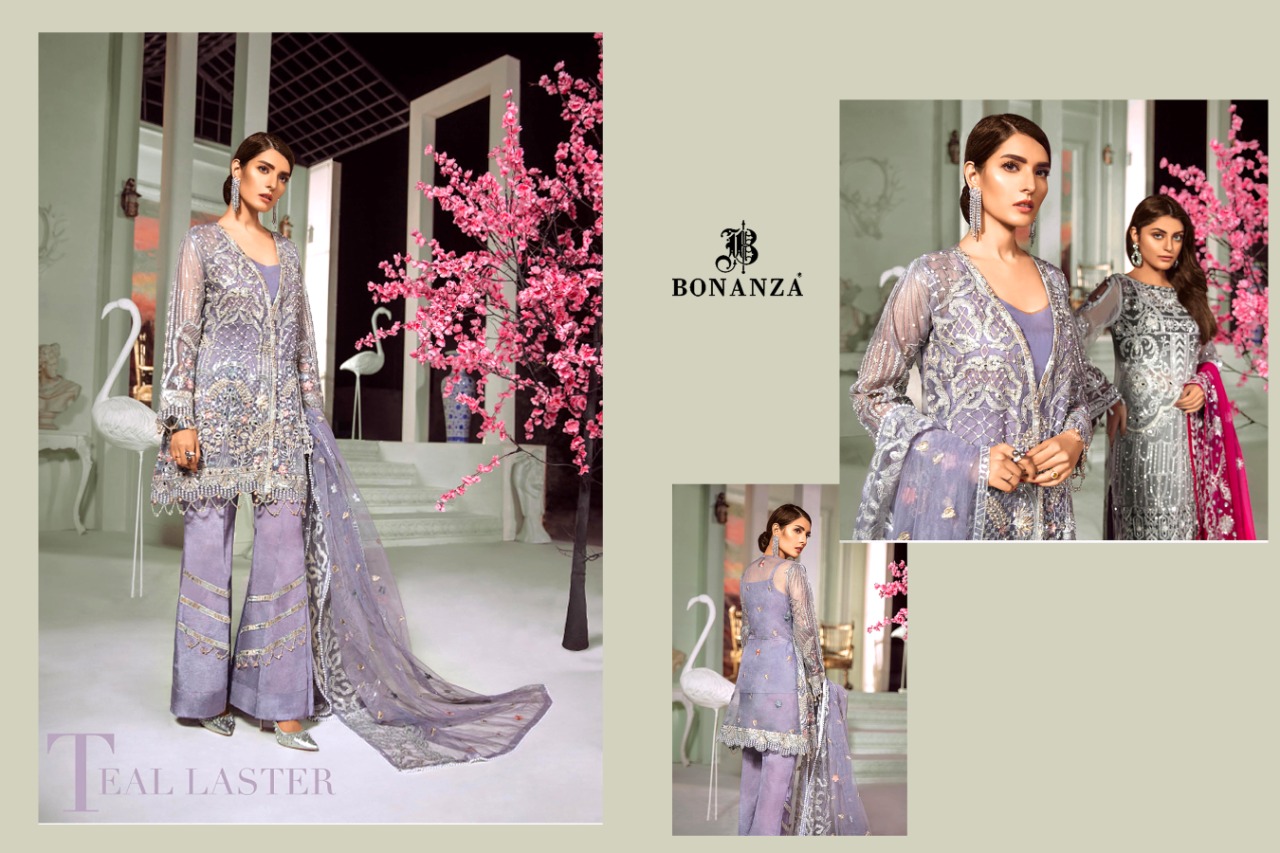 Razzo Exports Presents Taj Vol 2 Butterfly Net Salwar Kameez