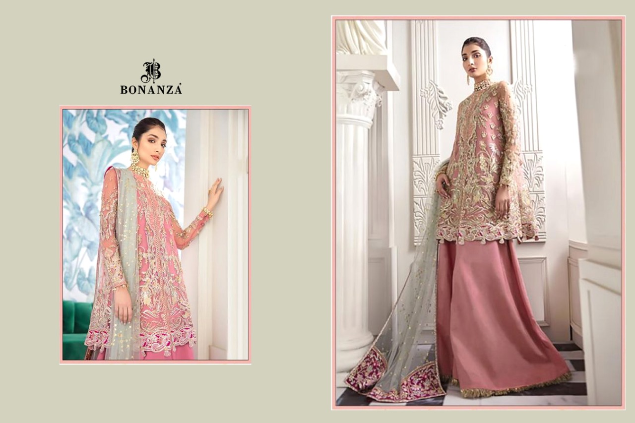 Razzo Exports Presents Taj Vol 2 Butterfly Net Salwar Kameez