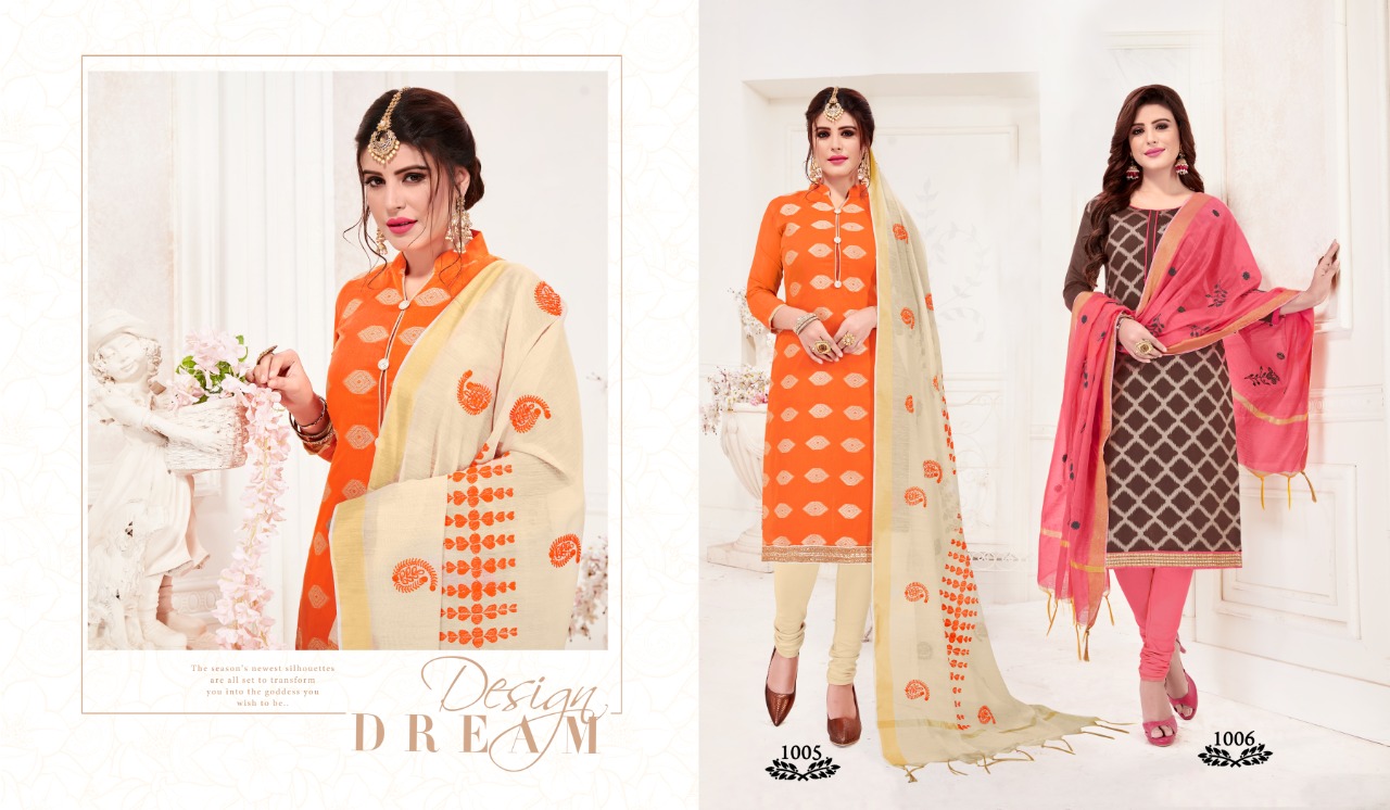 Rnx Presents Bindiya Designer Dress Material