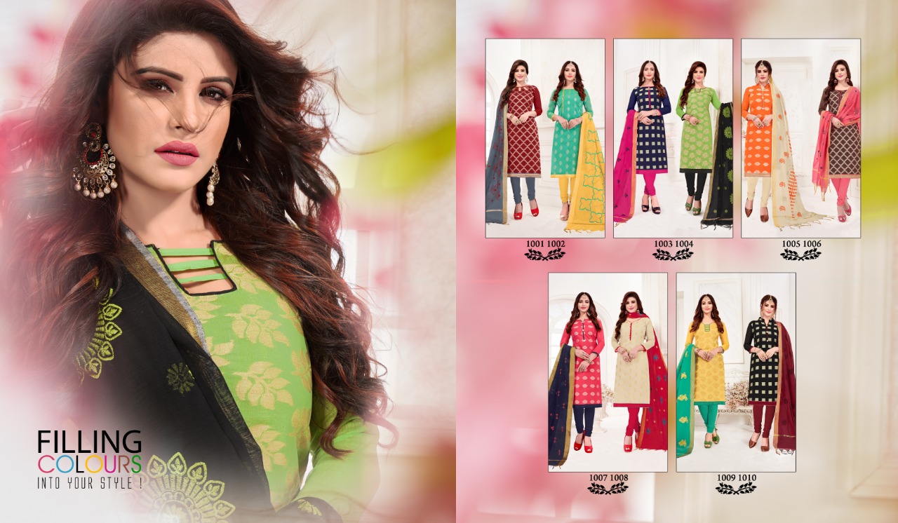 Rnx Presents Bindiya Designer Dress Material