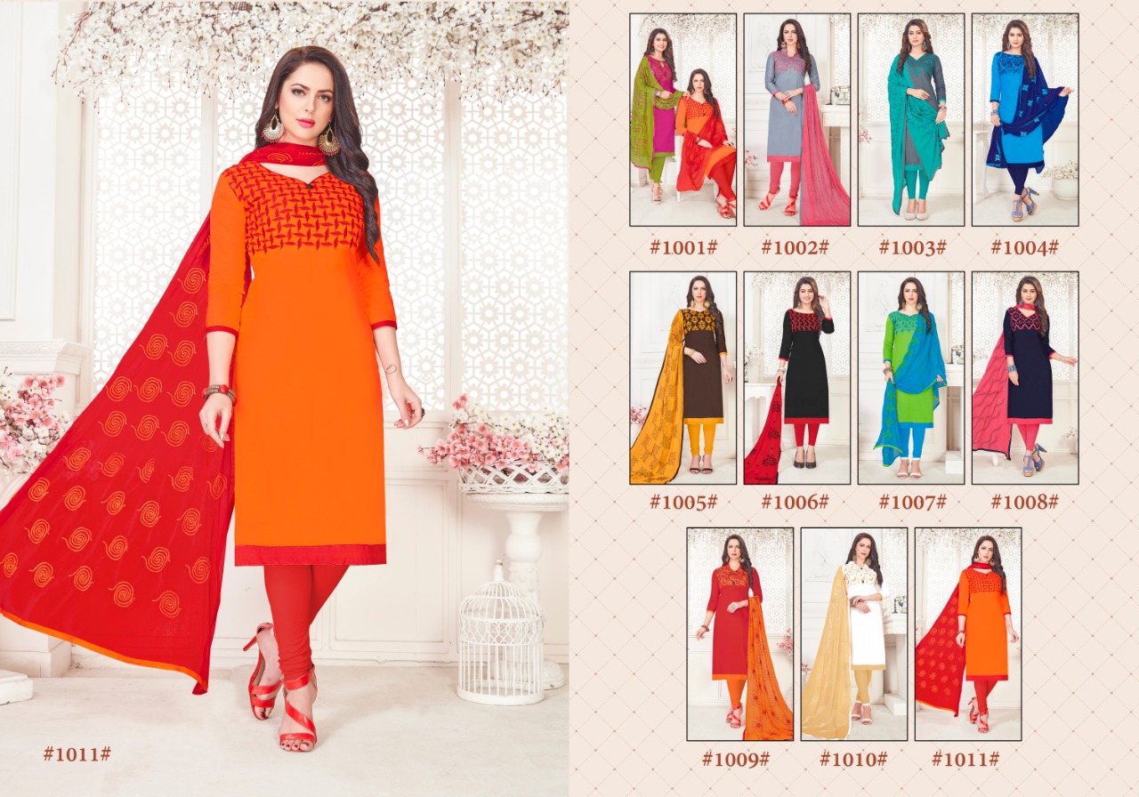 Rnx Presents Nirali Designer Dress Material