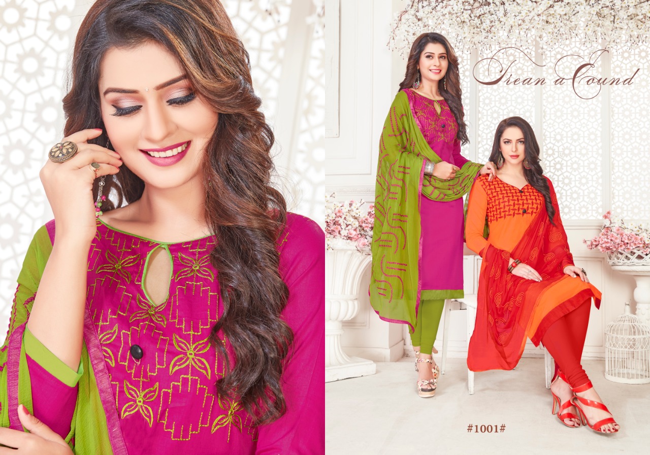 Rnx Presents Nirali Designer Dress Material