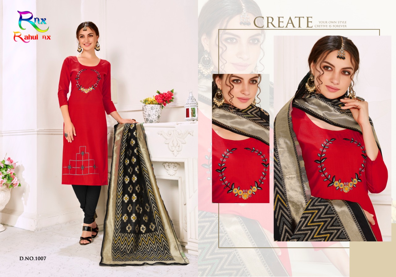 Rnx Presents Panipuri Designer Dress Material