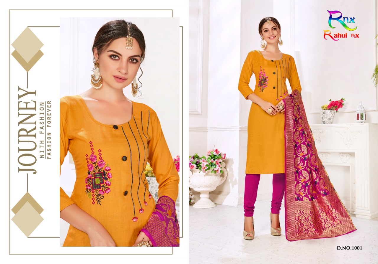 Rnx Presents Panipuri Designer Dress Material