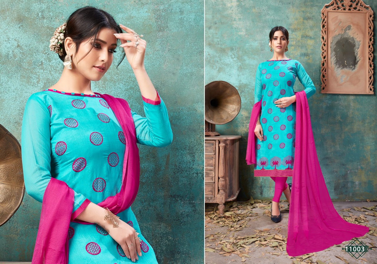 Rnx Presents  Rasili Vol 11 Designer Dress Material