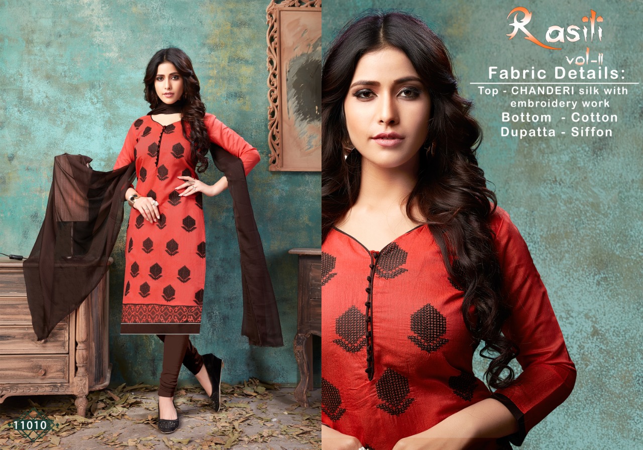 Rnx Presents  Rasili Vol 11 Designer Dress Material