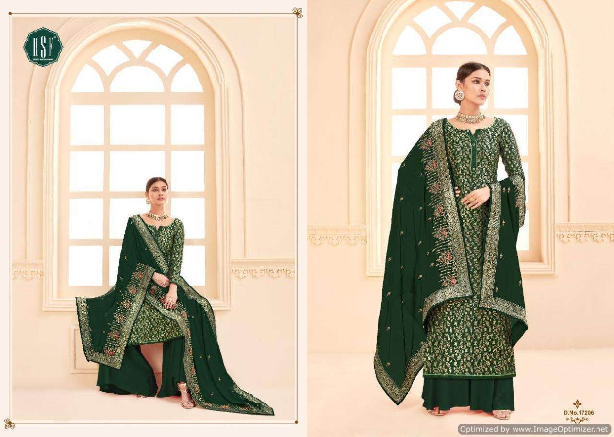 Rsf Presents Swag 3 Pure Silk Jacquard Designer Salwar Suits