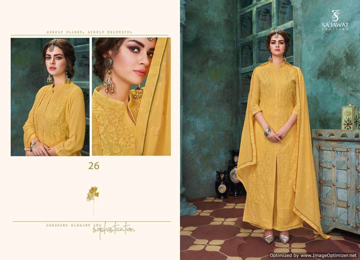 Sajawat Presents  Lakhnavi Vol 4 Ready Made Collection