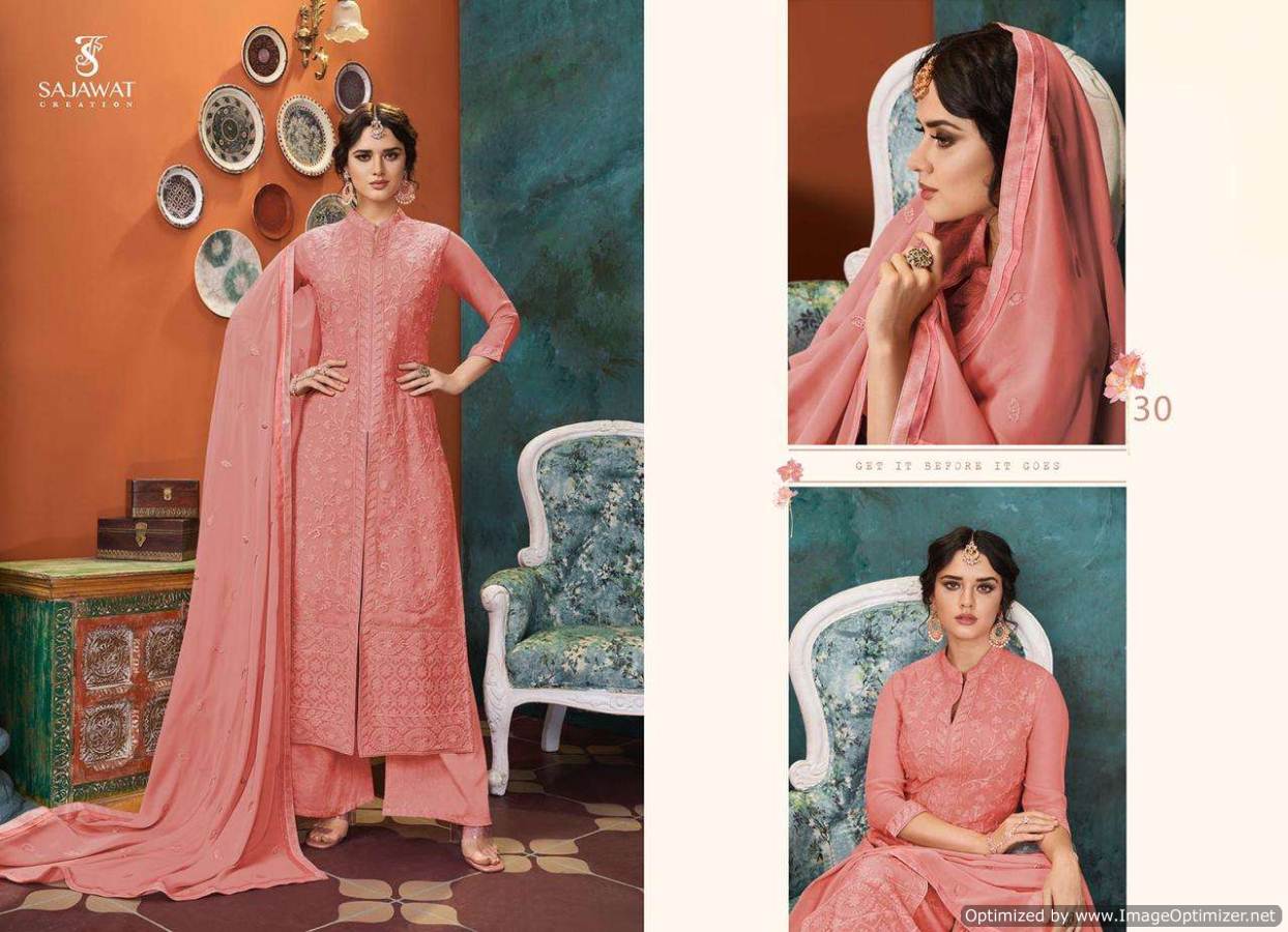 Sajawat Presents  Lakhnavi Vol 4 Ready Made Collection