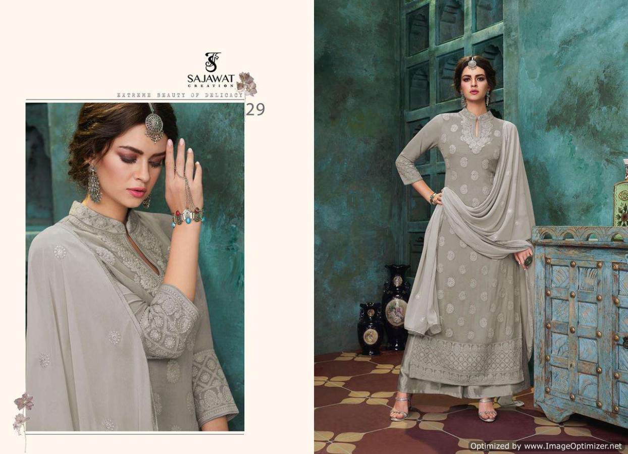 Sajawat Presents  Lakhnavi Vol 4 Ready Made Collection