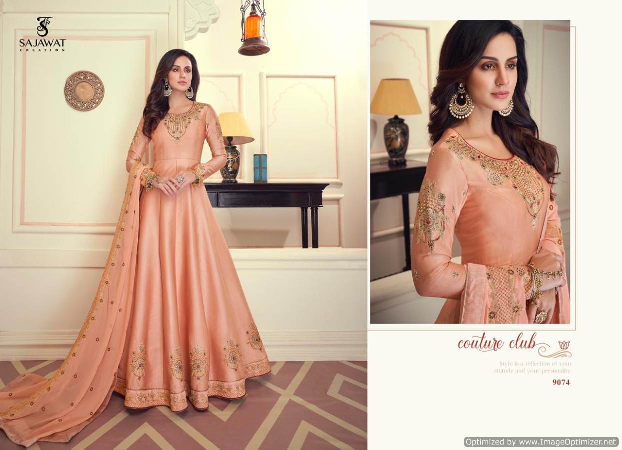 Sajawat Presents  Mandora  Vol 1  Festive Wear Ready Made Suit