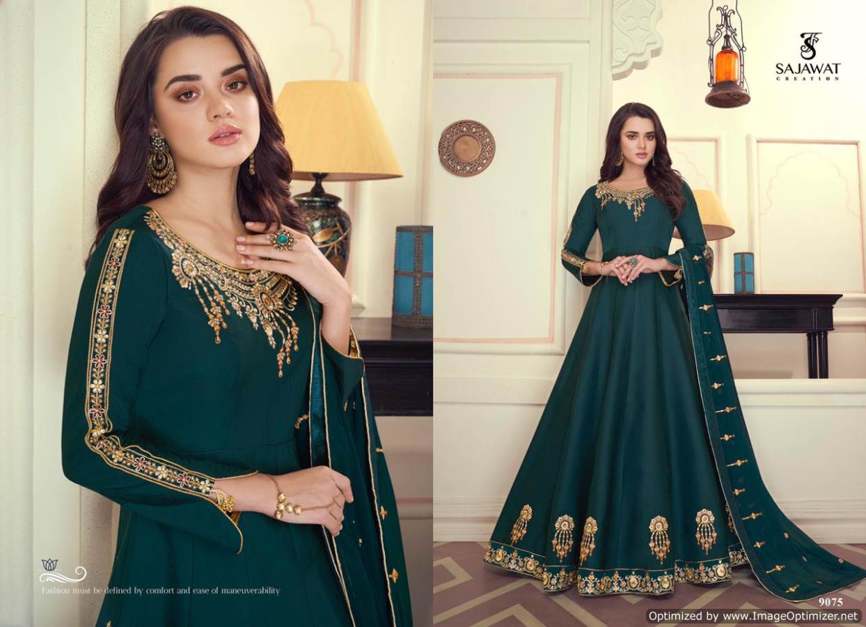 Sajawat Presents  Mandora  Vol 1  Festive Wear Ready Made Suit