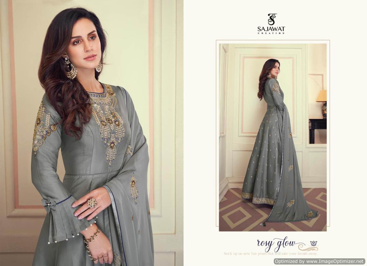 Sajawat Presents  Mandora  Vol 1  Festive Wear Ready Made Suit