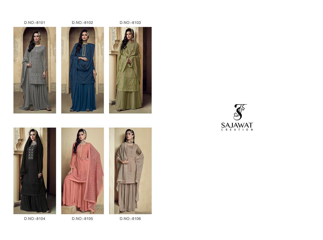 Sajawat Presents Rajani Vol 1 Designer Dress Material