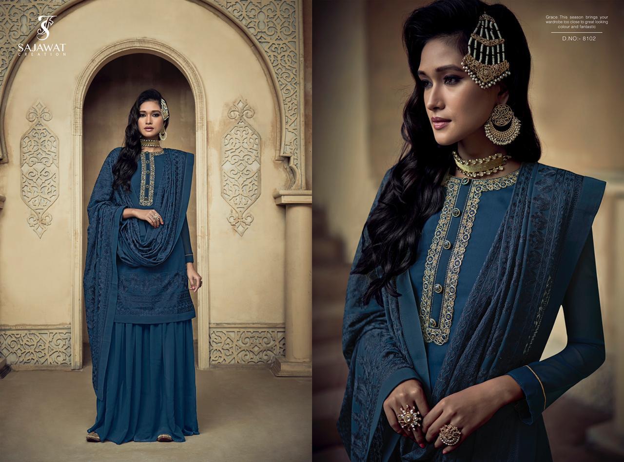 Sajawat Presents Rajani Vol 1 Designer Dress Material