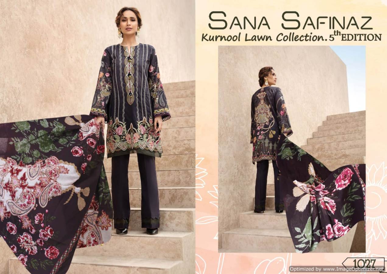 Sana Safinaz Presents  Kurnool  Vol 5 Th  Edition  Karachi Dress Material