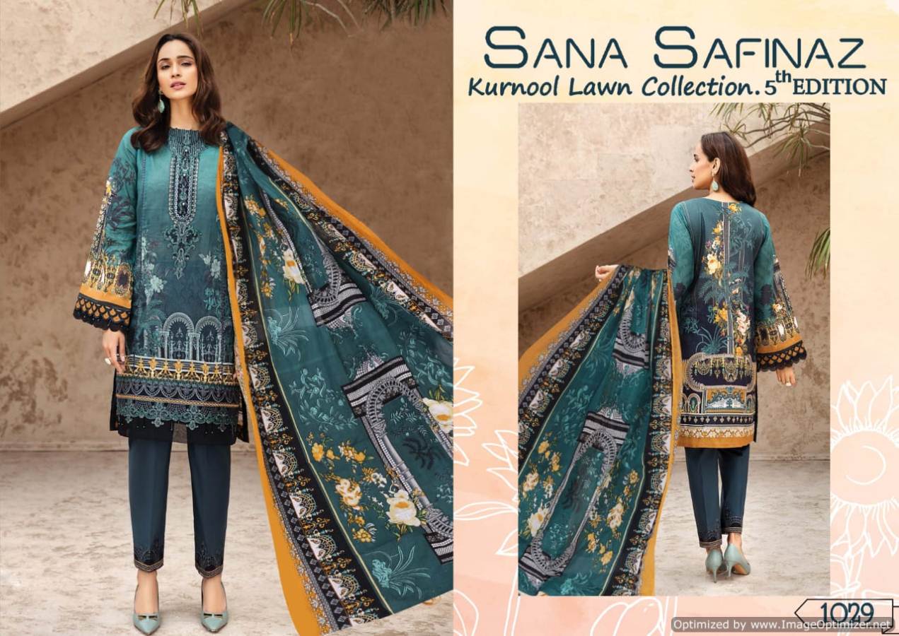 Sana Safinaz Presents  Kurnool  Vol 5 Th  Edition  Karachi Dress Material