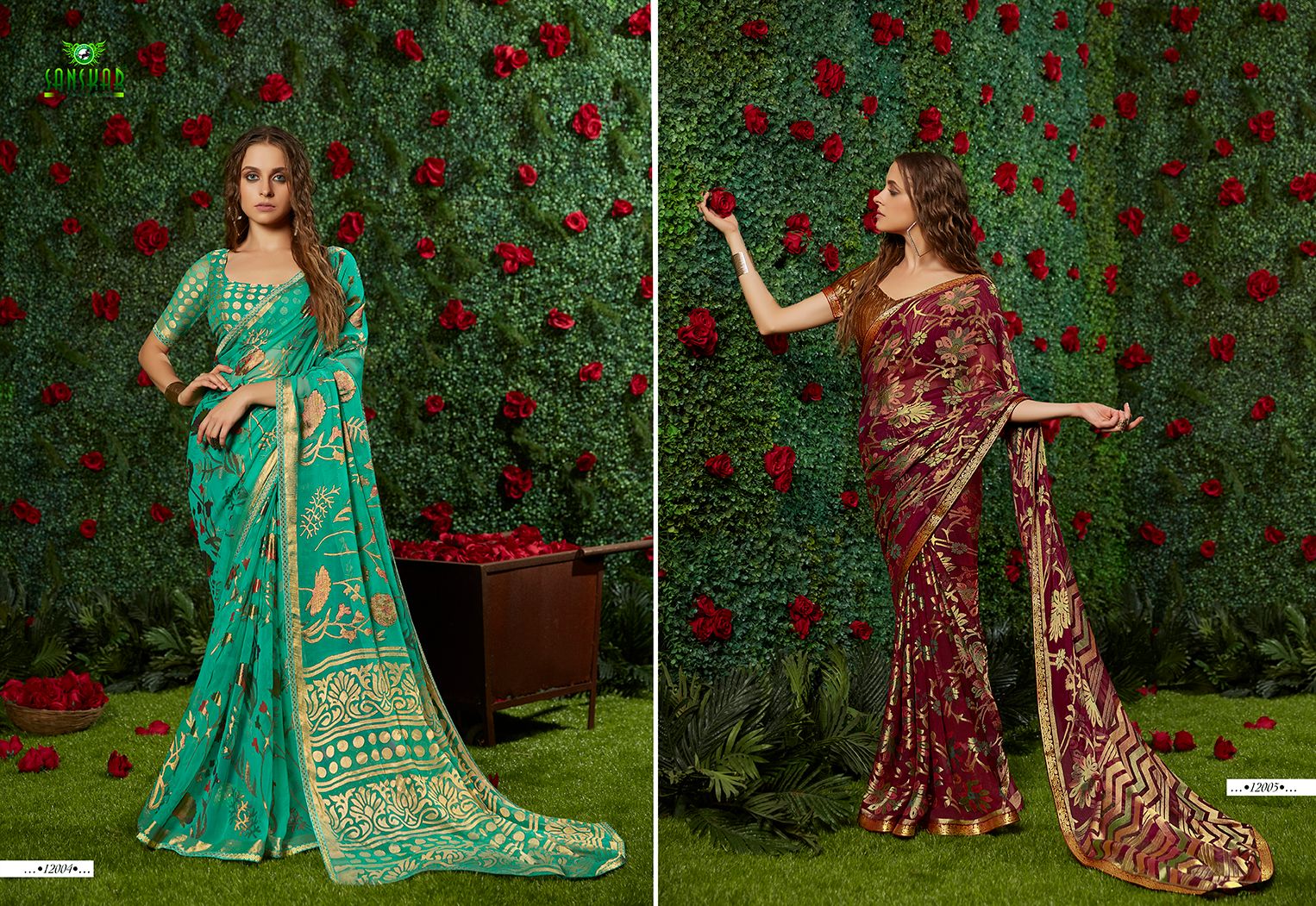 Sanskar Presents  Shahi Libbas  Party Wear Saree Collection