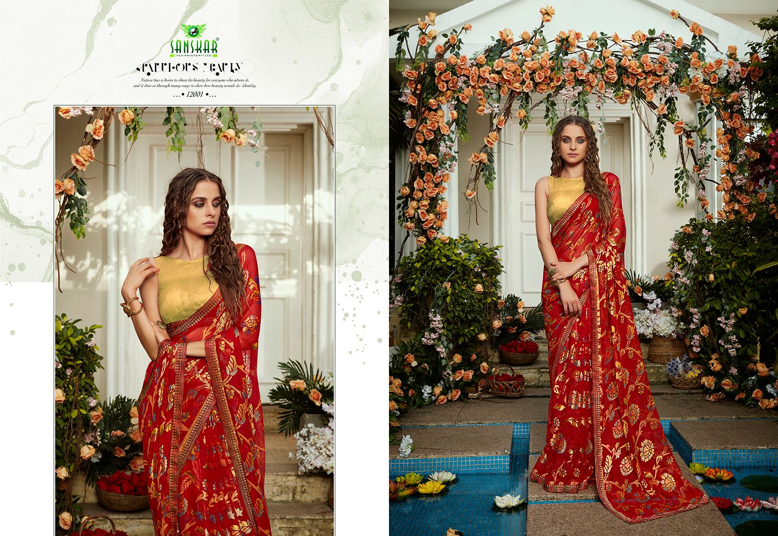 Sanskar Presents  Shahi Libbas  Party Wear Saree Collection