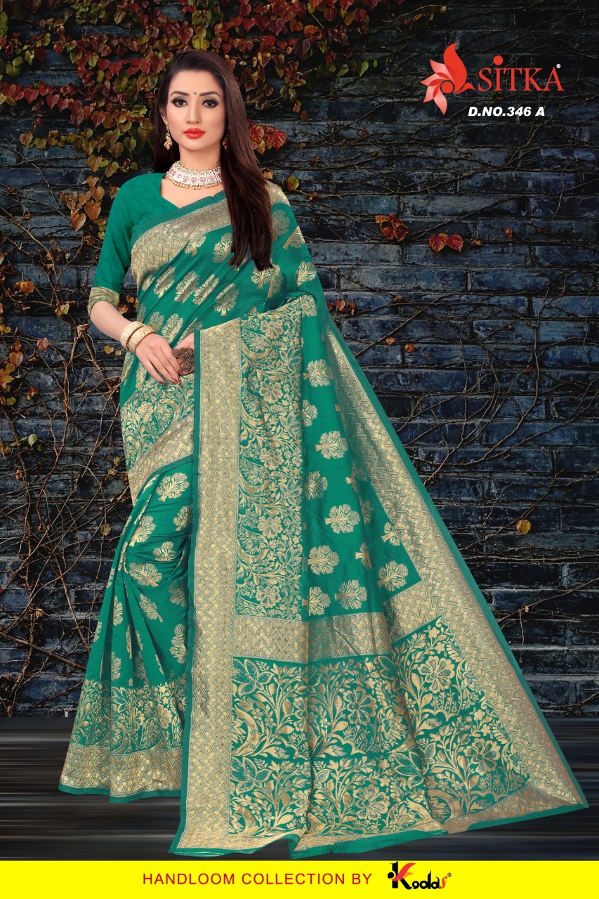 Sitka Presents Taal 346  Silk Saree Collection