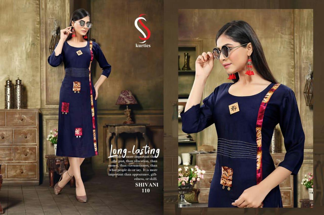 Ss Presents  Shivani  Printed Kurti Collection