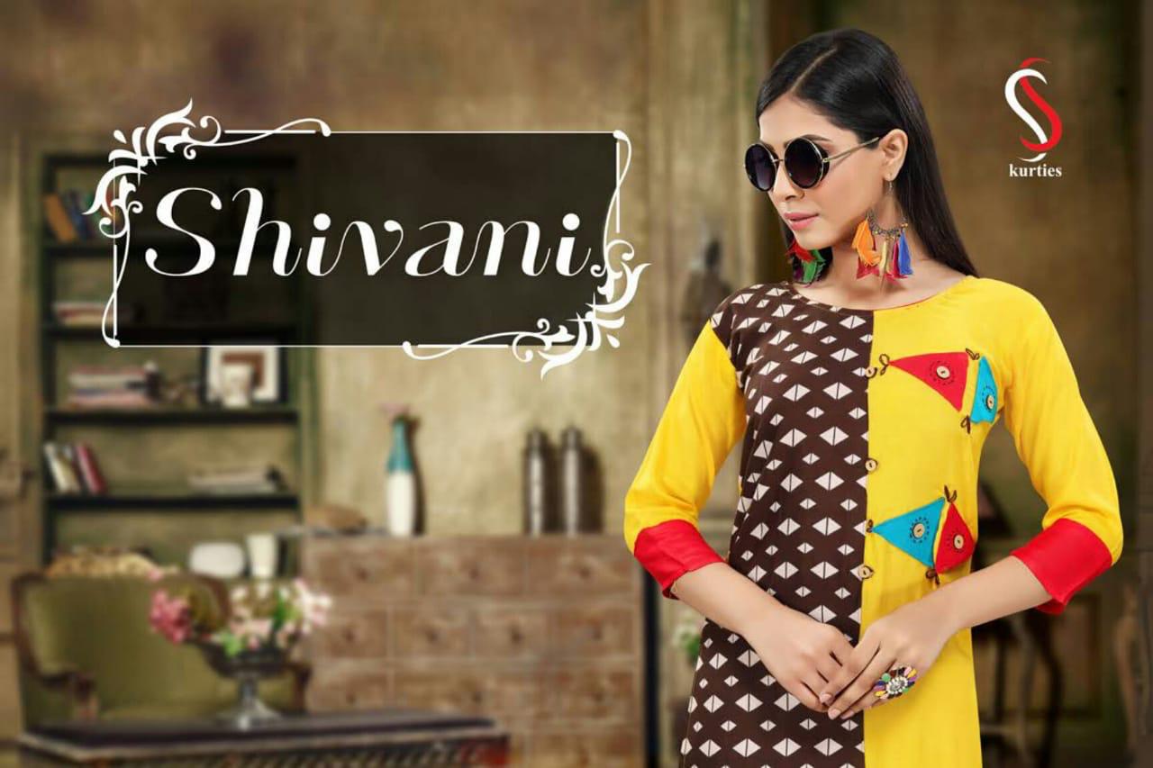 Ss Presents  Shivani  Printed Kurti Collection